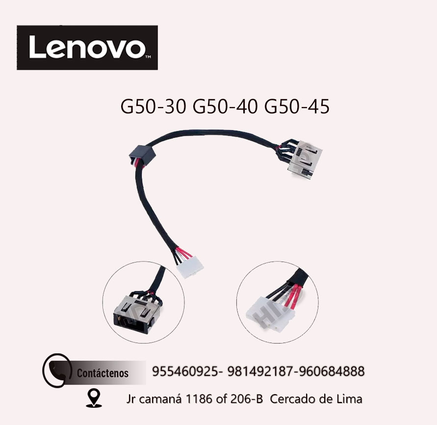 JACK POWER LENOVO USB  Z50-80, Z50-70, Z40-70