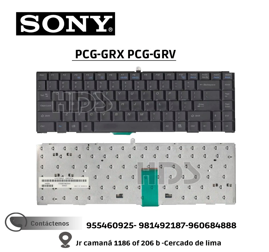 TECLADO SONY PCG-GRX PCG-GRX316MP