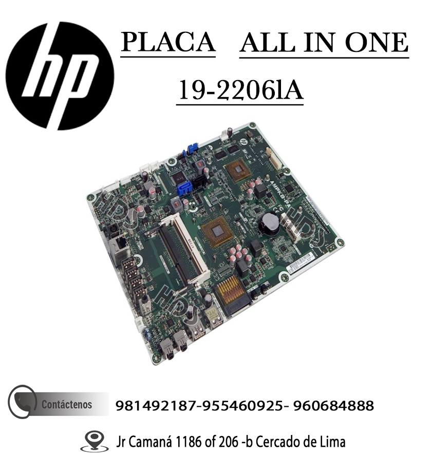 Placa para all in one HP 19-2206lA