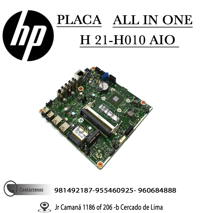 Placa para all in one HP H 21-H010 AIO