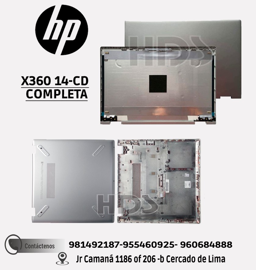 CARCASA COMPLETA HP X360 14-CD