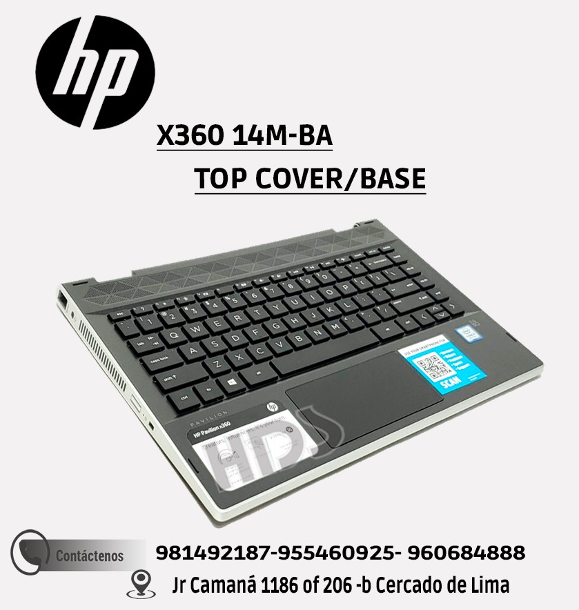 CARCASA TOP COVER /BASE HP X360 14M-BA